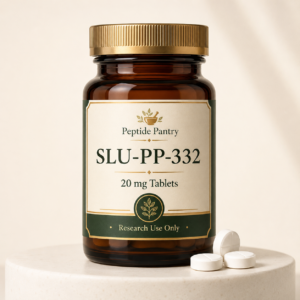 Bottle with flu-pp-332 label and tablets
